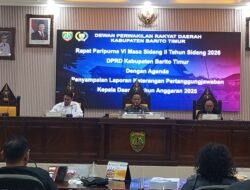 Bupati Barito Timur M Yamin Sampaikan LKPJ 2025, Ungkap Capaian Pembangunan dan Kinerja Pemerintah