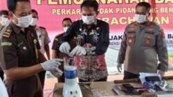Musnahkan Barang Bukti, Kejari Barito Timur Blender 27,78 Gram Sabu