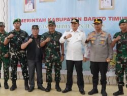Perkuat Sinergi Daerah, Bupati Barito Timur Sambut Kunjungan Staf Korem 102/Panju Panjung