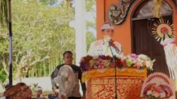 Hadiri Dharma Santi Nyepi 1948, Bupati Barito Timur M Yamin Hadiri Kecamatan Dusun Tengah