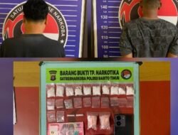 2 Warga Balangan Ditangkap Polisi Saat Edarkan Narkoba di Barito Timur